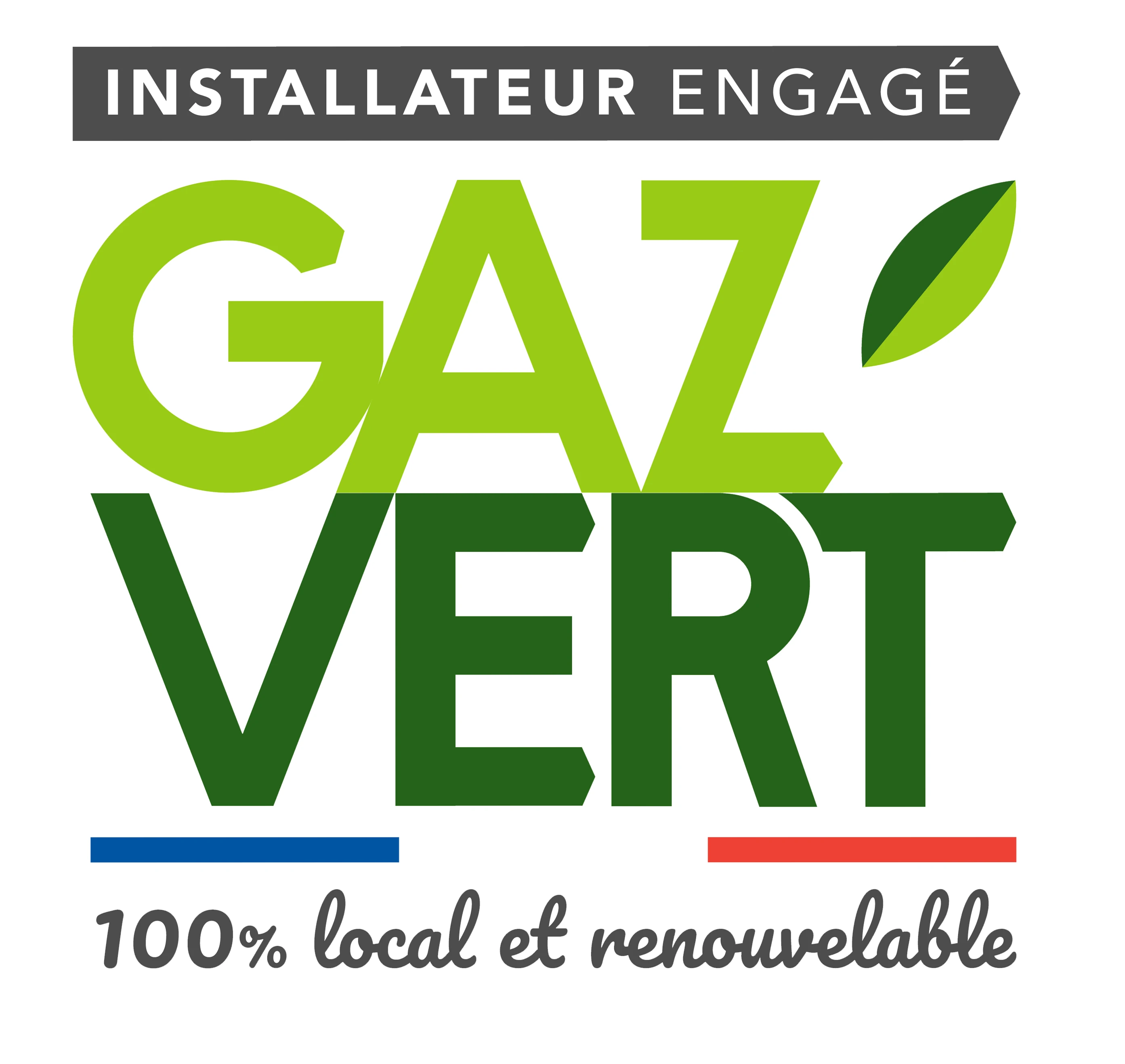 Logo Gaz Vert installateur engagé